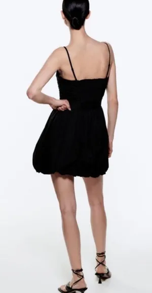 Zara Mini Black Dress thumbnail 3