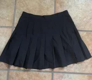 Vintage Y2K Head Black Circle Skater Skirt thumbnail 1