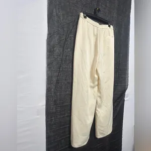 ZARA Cream Pull-On Pants Elastic Waist Women’s Size L New With Tags(A249)&✨ thumbnail 6