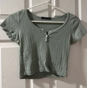 Brandy Melville Sage Green Zelly Top thumbnail 1