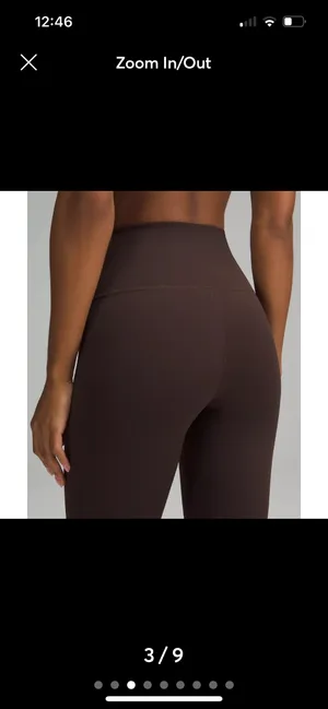 Lululemon Wunder Train High-Rise Tight 28" size 4 Espresso NWT Authentic thumbnail 5