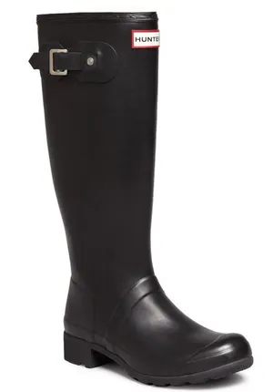 Hunter Original Tall Boots Black thumbnail 1