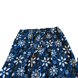 Bleu Rod Beattie Split Leg Swimsuit Coverup Pants Sheer Beach Floral Ruffle Med thumbnail 3