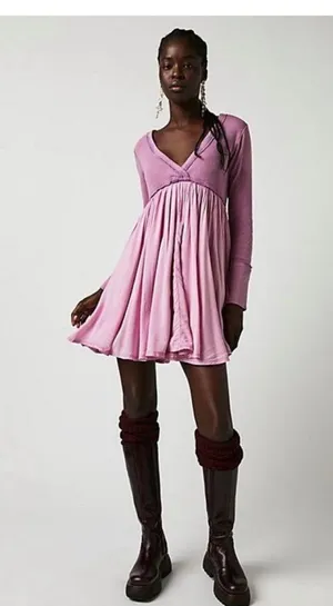 Free People mini baby doll dress. NEW thumbnail 1