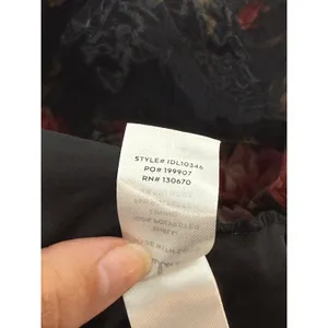 Lulus Truly Extraordinary Dress Women's Small Black Floral Organza Strapless NWT thumbnail 14