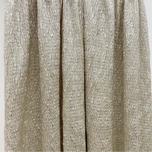 Lulus All that Shimmers is Gold Light Gold Maxi Plunging Neck Dress Size XS thumbnail 8