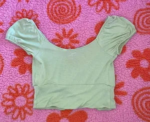PacSun Like Green Crop Top thumbnail 4