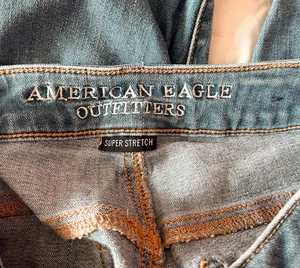 American Eagle Super Stretch High Rise Distressed Jegging Size 0 Regular thumbnail 4