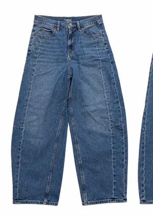 Old Navy High-Waisted Barrel Jeans thumbnail 1