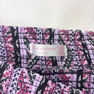 No Boundaries High Waist Patterned Shorts‎ - Pink and Black Ruffle hem Size L thumbnail 10