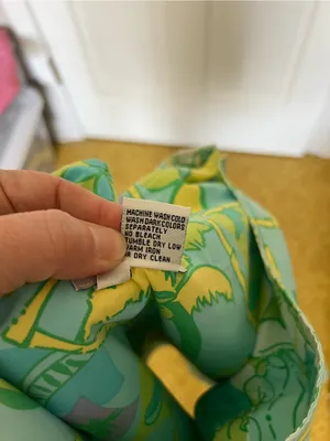 Lilly Pulitzer Aqua Tropical Print Mini Skirt with Green & Yellow Accents thumbnail 8