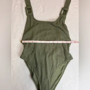 AERIE Crinkle Cheeky One Piece Bathing Suit Swimming NWT Women’s S thumbnail 3