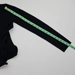 Emporio Armani Women's Black Button Front Long Sleeve Cardigan Sweater‎ Size 10 thumbnail 7