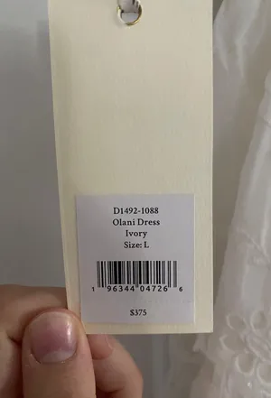 Love Shack Fancy OLANI DRESS IVORY thumbnail 3