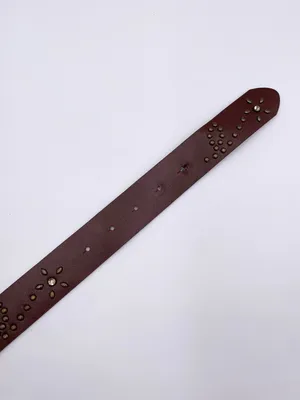 Vintage 90s Y2K Rhinestone Butterfly Buckle Belt Fairycore Boho Studded Jewels thumbnail 5
