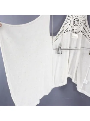 Pretty Good Boho Crochet Sweater Vest – Medium thumbnail 5