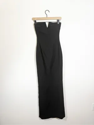 Likely Windsor Black Strapless Maxi Gown Dress Size 0 thumbnail 7