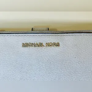 Michael‎ Kors Adele Double Zip Gold Tone Wristlet Wallet thumbnail 3