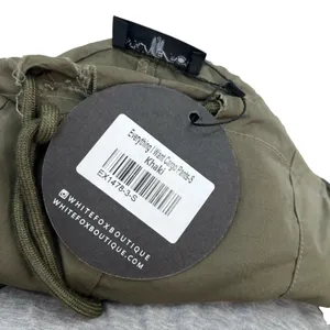 White Fox Everything I Want Cargo Pants‎ Parachute Khaki Green Size Small thumbnail 10