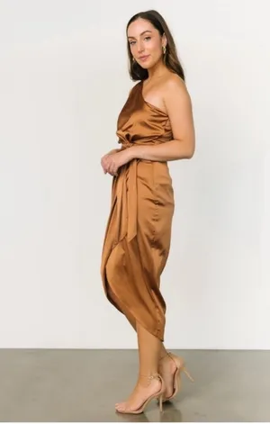 Baltic Born Midi Satin Dress thumbnail 2