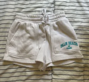 Forever 21 High Top-Waisted Sweatshorts White thumbnail 1