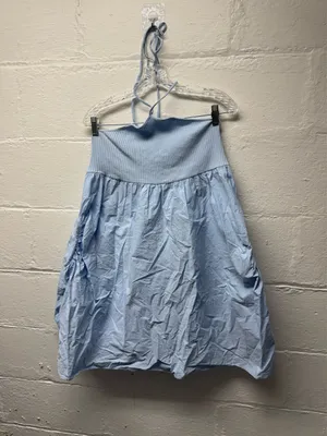 Zara Blue Halter Baby Doll Dress thumbnail 3