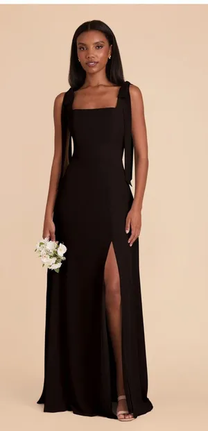 Black Chiffon Maxi Dress from Birdy Grey thumbnail 1