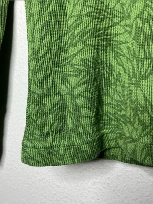 Nike ACG Green Leaf Print Waffle Knit Thermal Long Sleeve Top thumbnail 5
