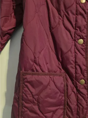 St. John's Bay Quilted Wine-Red Puffer Jacket thumbnail 8