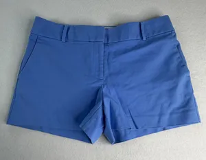 Loft Riviera Shorts Womens 6 Periwinkle Blue Cotton Stretch Chino Mid Rise 4in thumbnail 1
