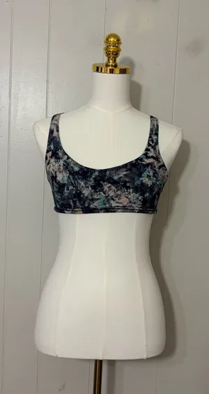 Lululemon Free To Be Bra Wild Dappled Daze Multi Pink Glow Size 6 thumbnail 1