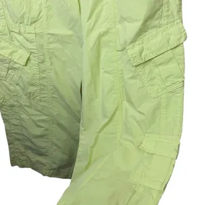 BDG Urban Outfitters NWOT Lime Y2K Low Rise Baggy Wide Leg Cotton Cargo Pant thumbnail 7