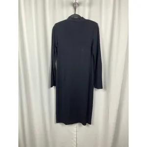 Misook Black Shift Long Sleeve Midi Dress Sz.XS thumbnail 7