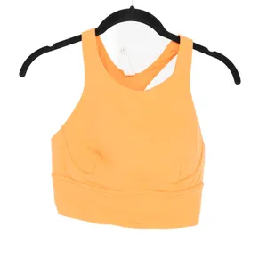 Lululemon Women's Wunder Train Longline Bra Fade Orange Frappe Sports Bra 8 thumbnail 1