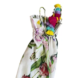 Rococo Sand Tiered Silk Maxi Dress Pink Size XS thumbnail 8