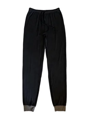 NWT Ekouaer Black Pajama Set Size Small Long Sleeve Lounge Set thumbnail 5