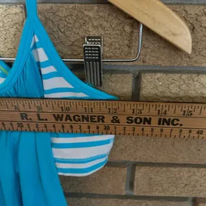 Lululemon No Limits Tank Spry Blue / Twin Stripe Spry Blue Size Size 2-4 thumbnail 7