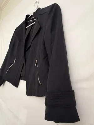 White House Black Market Women’s Black Blazer Size 8 Excellent Used(A829) thumbnail 4