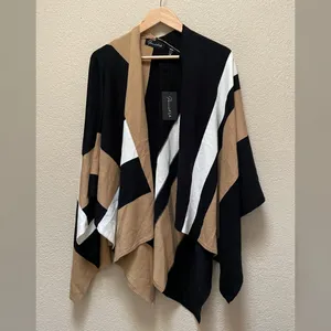 The Parrish LA Stevie Poncho Multicolor Women’s One Size -NWT thumbnail 2