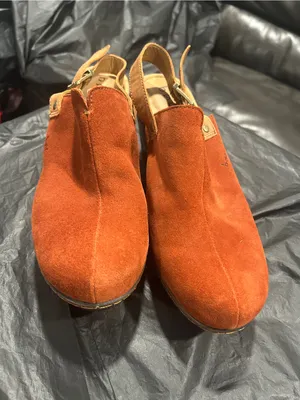 b.o.c. Suede Slingback Clog in Rust Orange Size 10 thumbnail 2