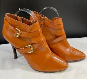 Lauren Ralph Lauren Lorelei Women's Brown Shoes/Heeled Boots Sz 8.5B SKU 5461 thumbnail 1