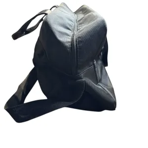 Jimmy Choo Black Travel Duffel‎ Bag Womens Shoulder Carry On Weekender Overnight thumbnail 4