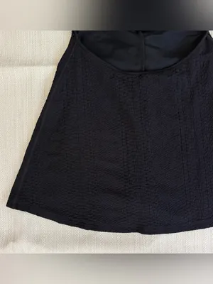 GIGI C Marcella Black Snakeskin Embossed Active Dress Built-In Shorts Size XS thumbnail 10