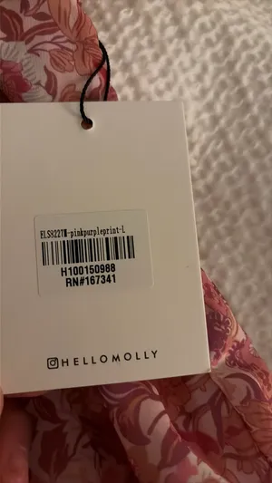 Hello Molly Dress Midi Pink Floral thumbnail 6