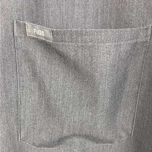FIGS Women's Catarina One Pocket V-neck Scrub Top Graphite Grey Size XL Nursing thumbnail 6