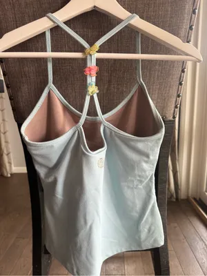 Balance Collection by Marika Light Blue Strappy Racerback Camisole thumbnail 2