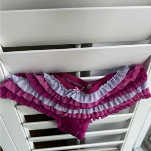 Honey dew 2 piece ruffle magenta lavander set thumbnail 2