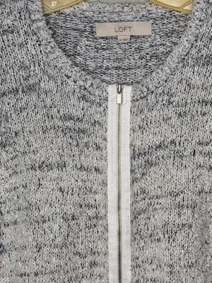 Loft Zip Cardigan Sweater thumbnail 3