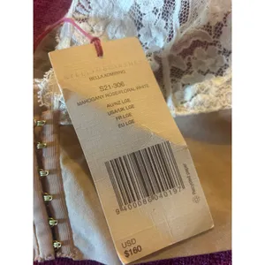 STELLA McCARTNEY Bella Lace Bralette Loungewear SEXY ROMANTIC Bra NWT L Large thumbnail 2