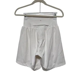 Halara White SoftZero Airy Shorts with Skirt Overlay S thumbnail 6
